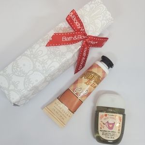 NEW Bath and Body Works Marshmallow Pumpkin Latte Hand Cream and PocketBac set
